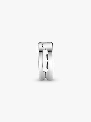 Heart sterling silver clip charm