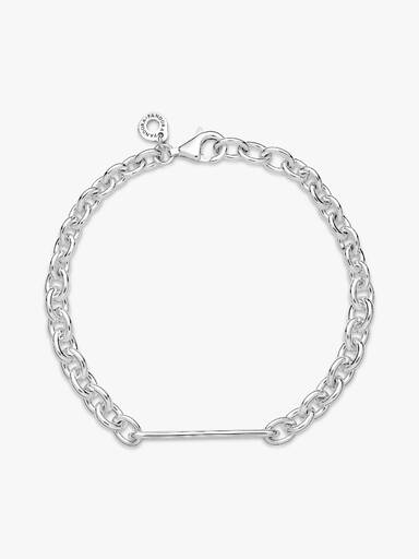 Pulseira de Elos com Barra Gravável