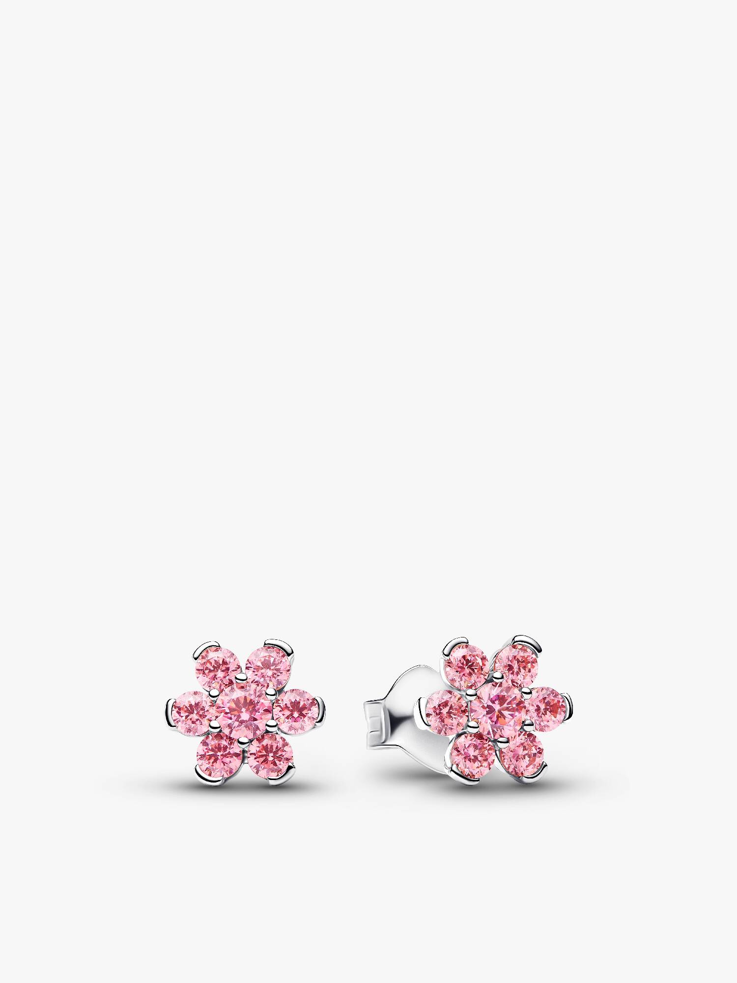 Brincos Petit Flor Cor-de-Rosa Brilhante
