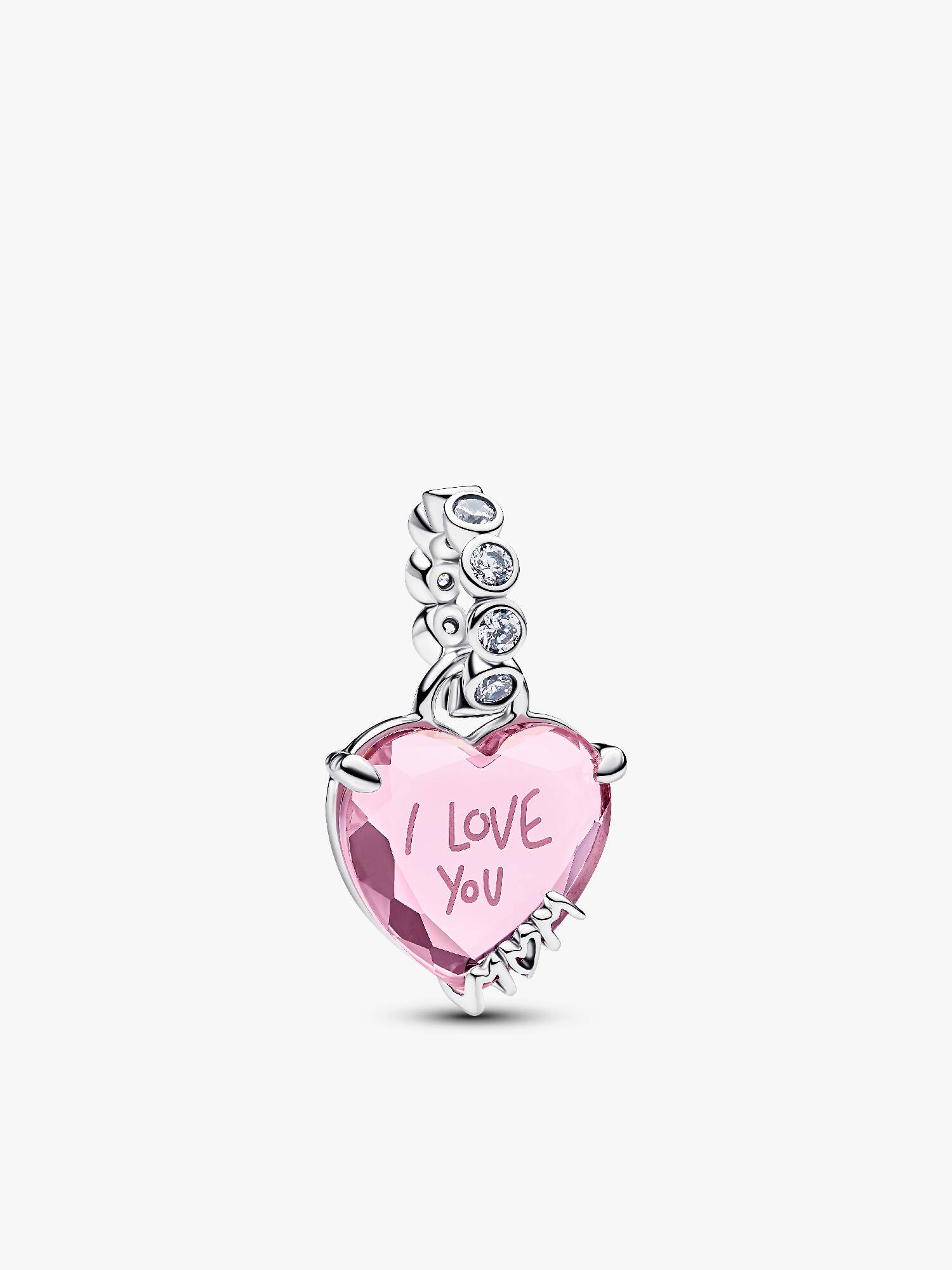Charm pendente “Eu te amo, mãe”.