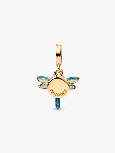 Charm Pendente Duplo de Libélula