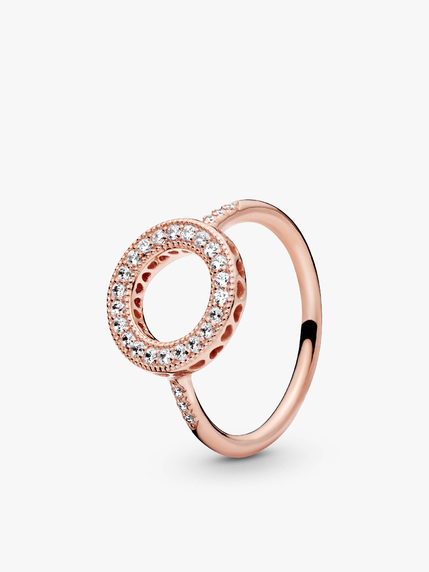 PANDORA Rose ring with clear cubic zirconia