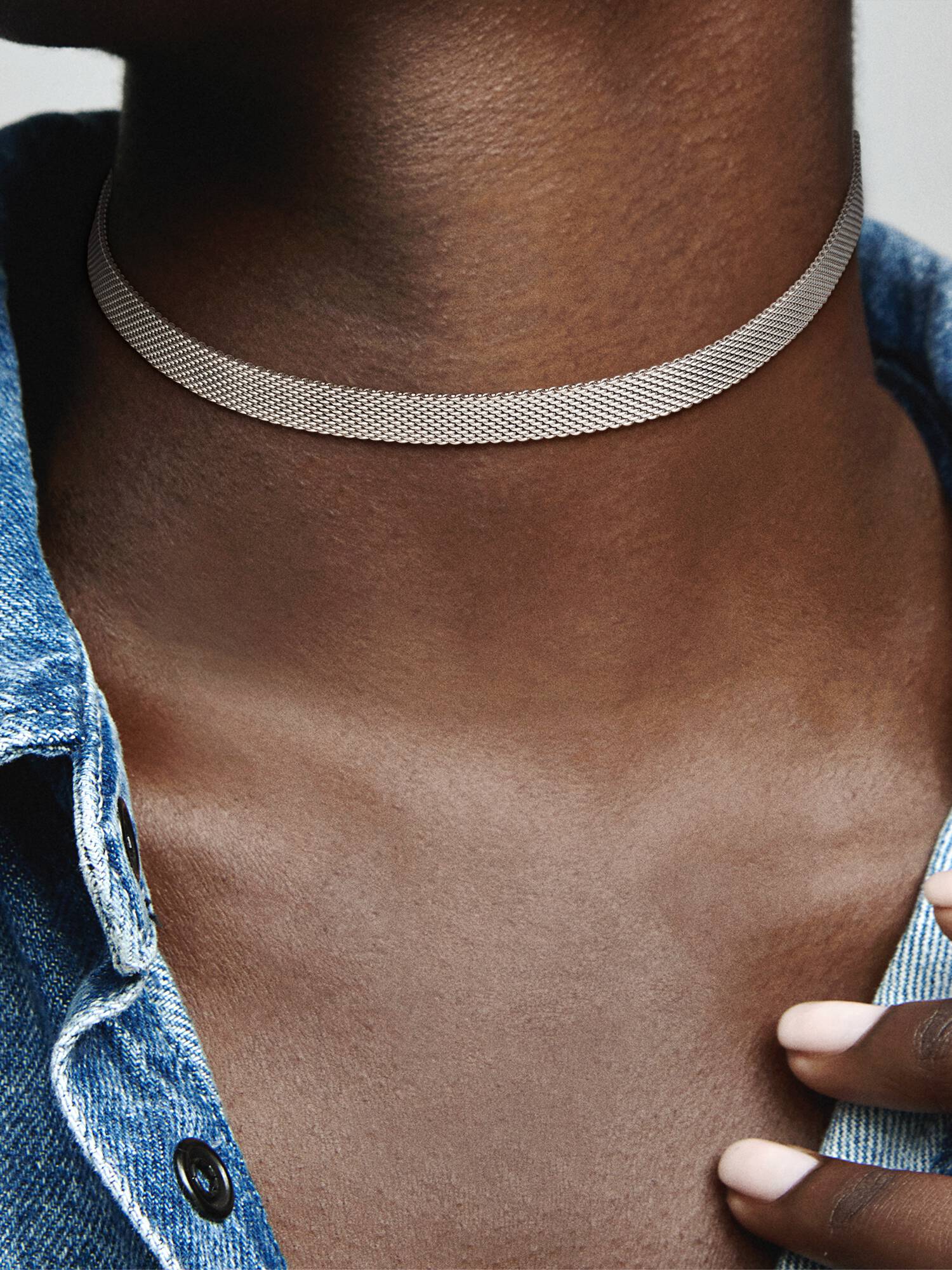 Sterling silver choker
