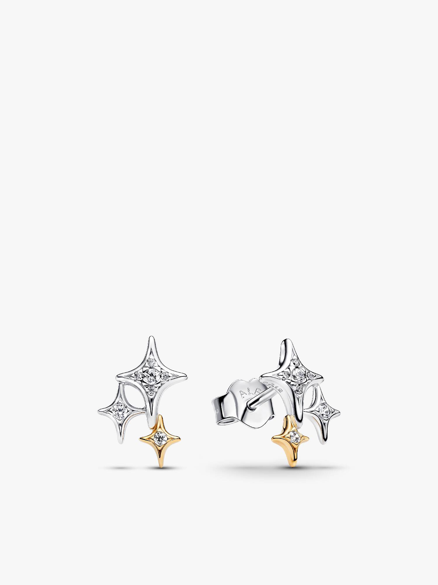 Brincos com Três Estrelas