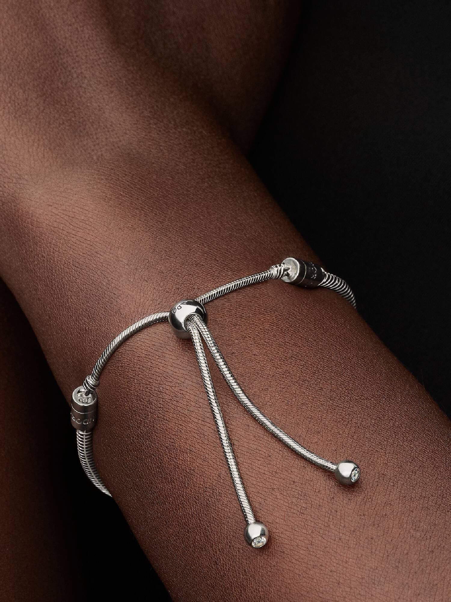 Pulseira Corrente Snake com Fecho Deslizante