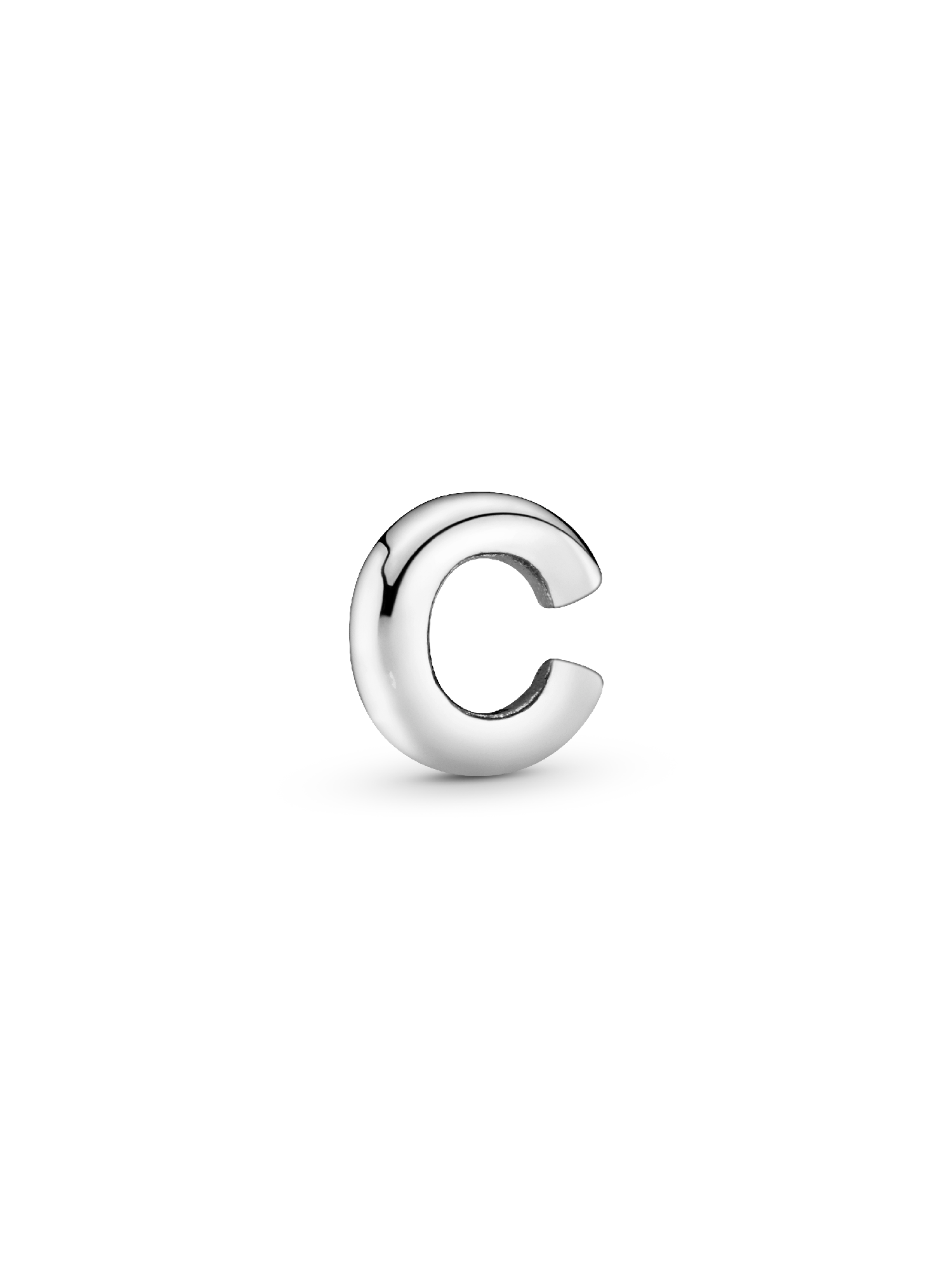 Letter C silver petite element