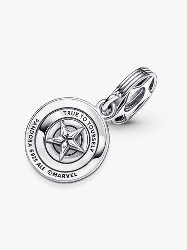 Charm Escudo do Capitão América dos Vingadores