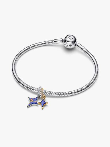 Charm Pendente Duplo de Estrelas Divisíveis