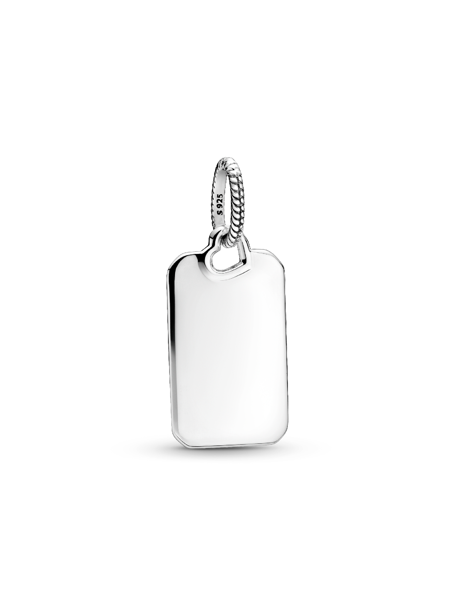 Pendente de plaquinha retangular gravável