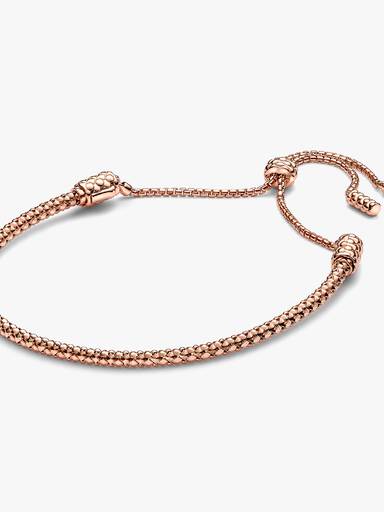 Pulseira Corrente Cravejada e Fecho Deslizante