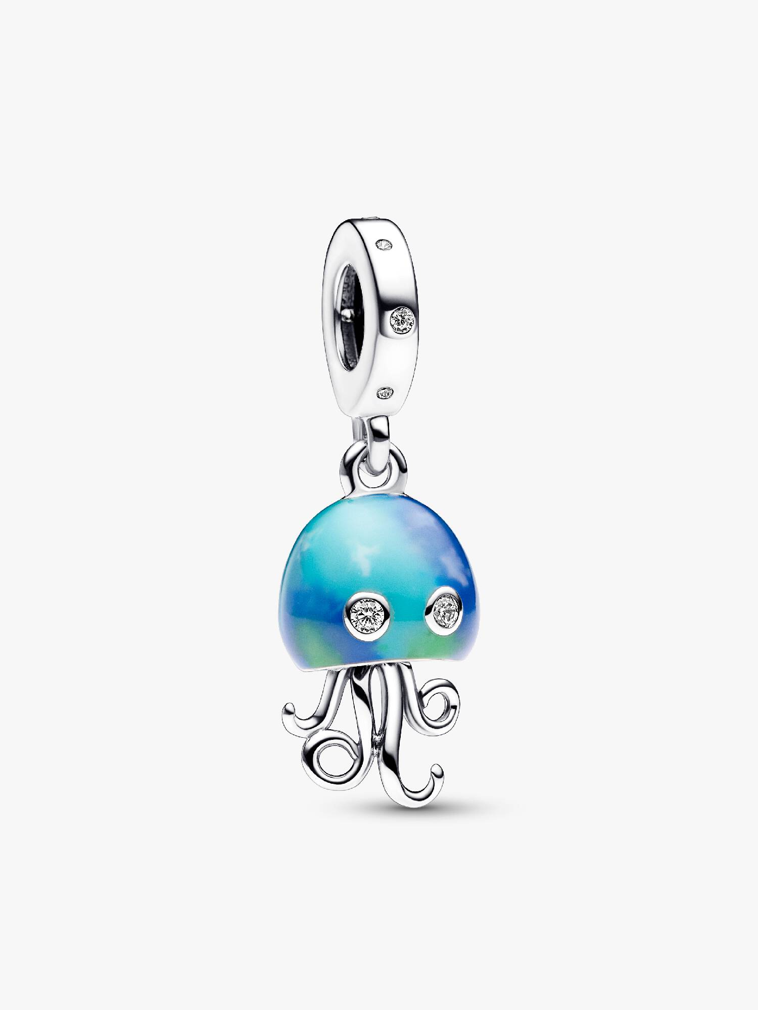 Charm pendente de medusa que muda de cor