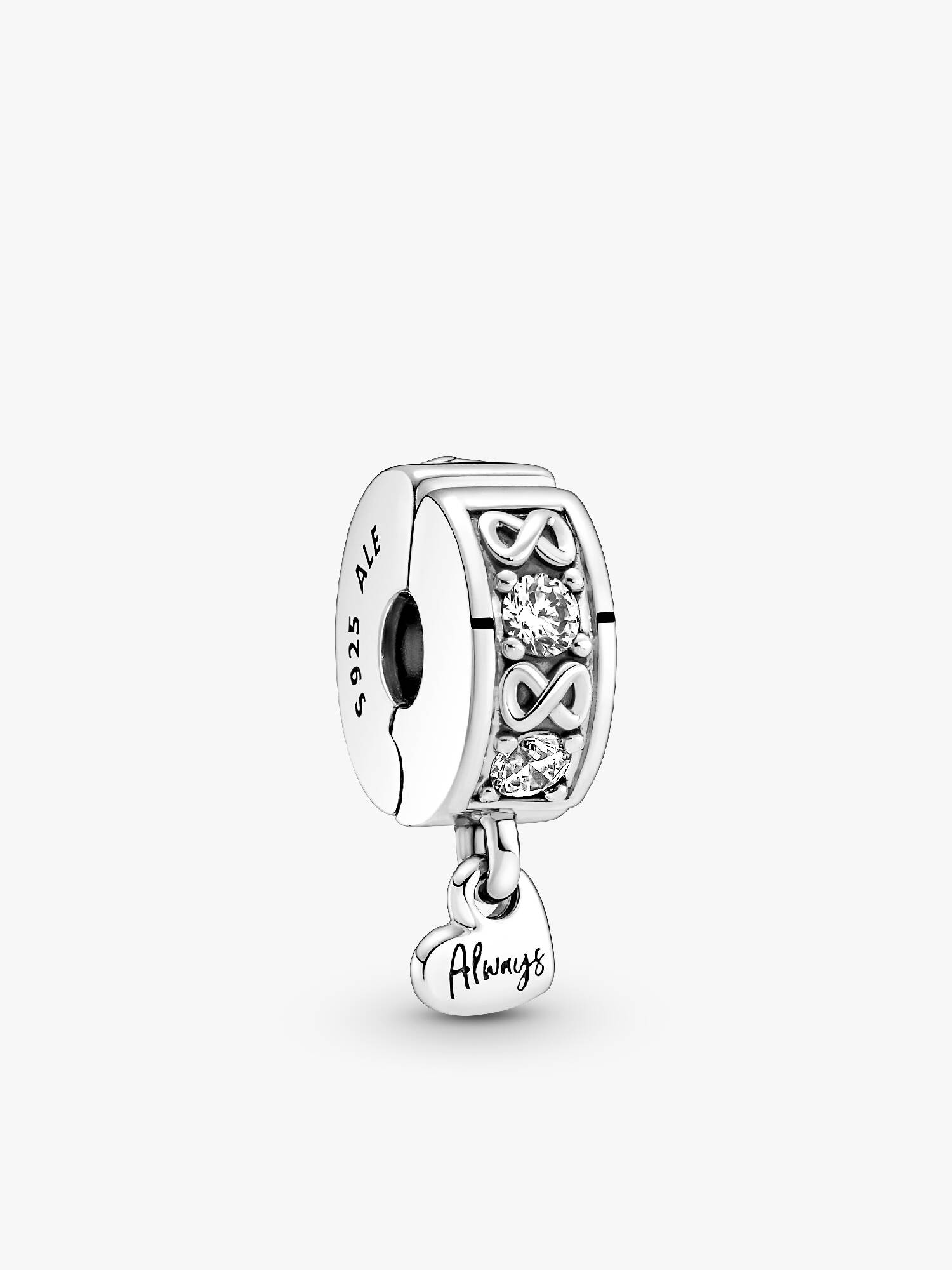 Charm clip pavé família sempre