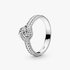 Love knot silver ring with clear cubic zirconia Love knot silver ring with clear cubic zirconia