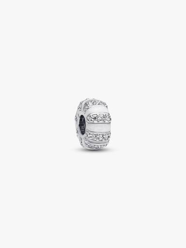 Clip charm de pedras e esmaltação