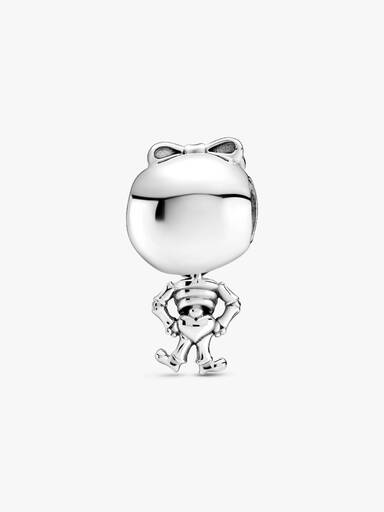 Skeleton sterling silver charm