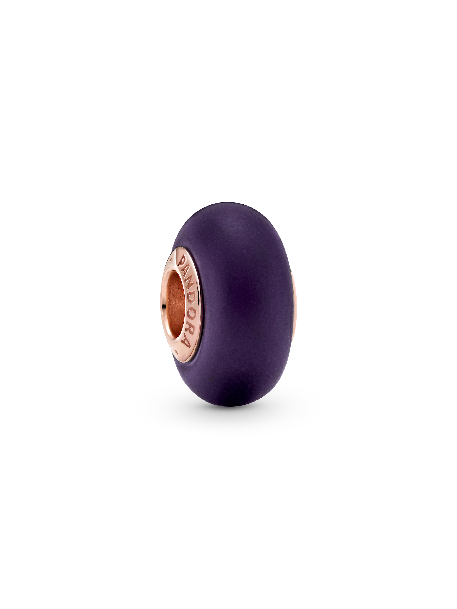 Charm de Vidro Murano Roxo Fosco