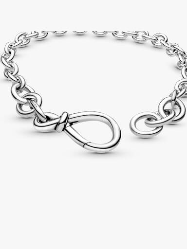 Pulseira Corrente Nó Infinito Robusto
