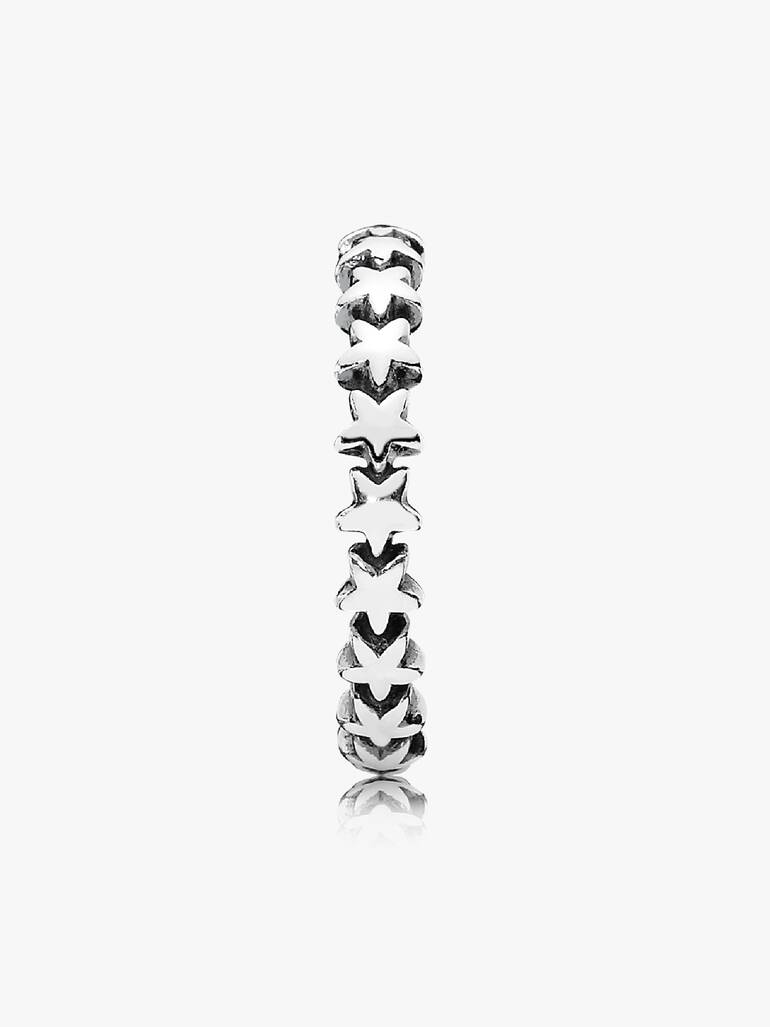 Stars silver ring