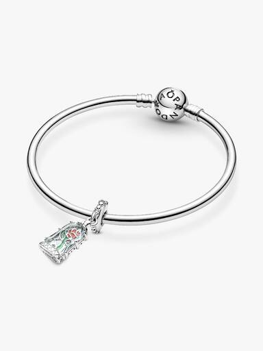 Charm pendente Rosa Encantada de A Bela e a Fera da Disney