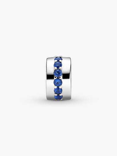 Charm Separador Fileira Azul Brilhante