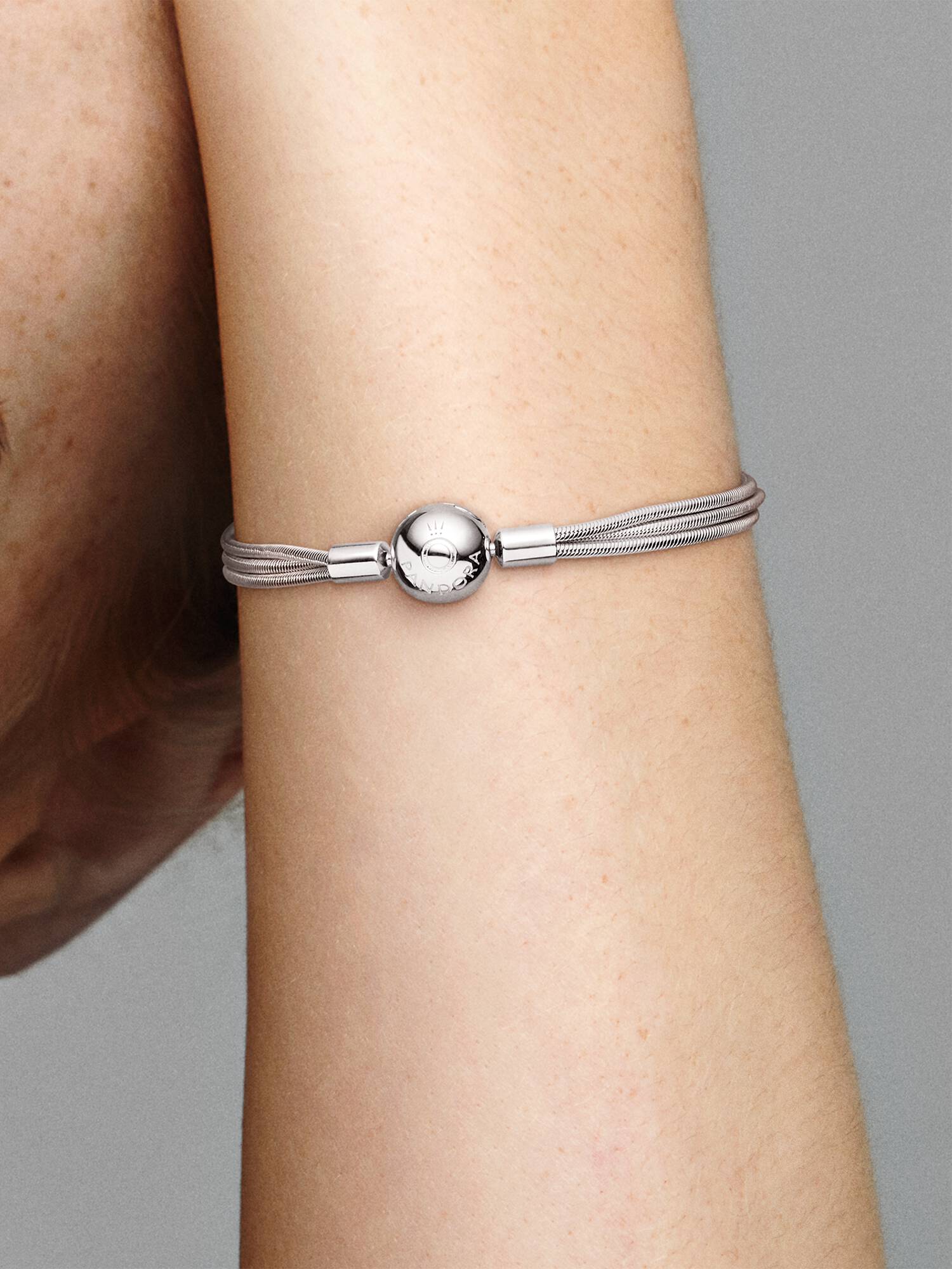 Pulseira Múltiplas Correntes Snake Pandora Moments