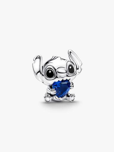 Charm de Coração Azul Stitch da Disney