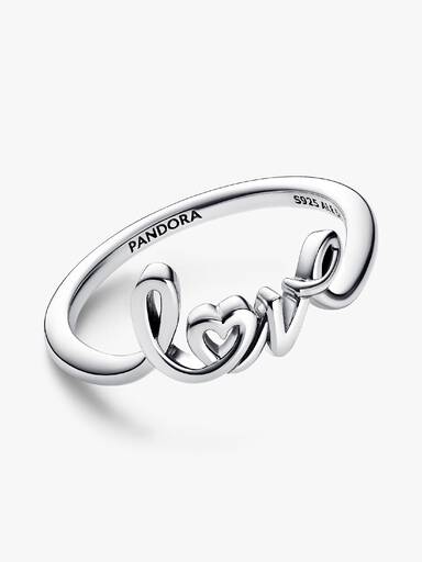 Anel de amor escrito à mão
