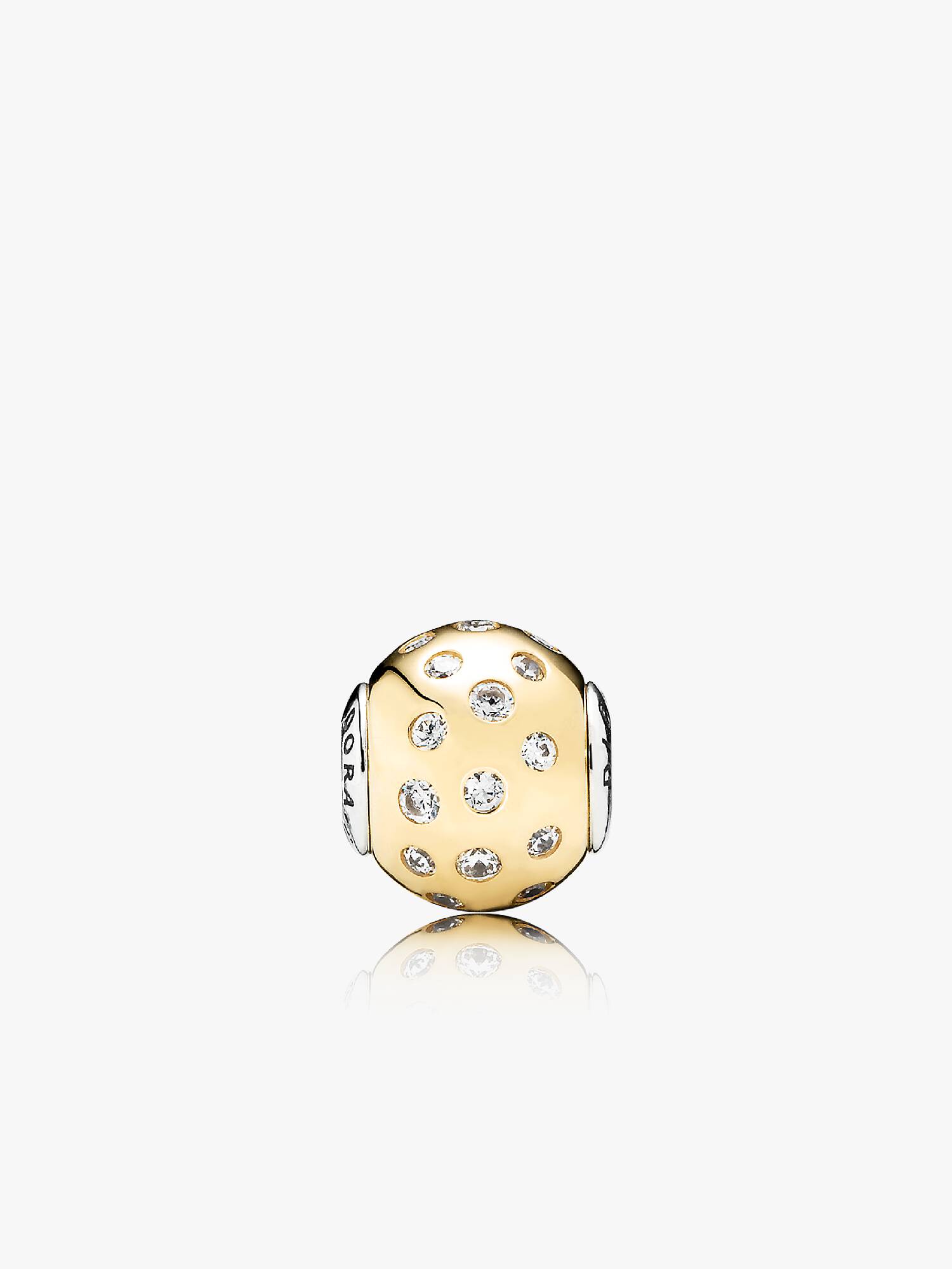 DIGNITY ESSENCE COLLECTION charm in gold with silver core and cubic zirconia