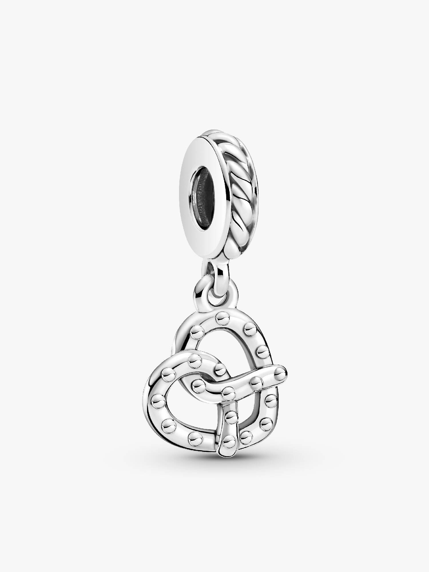 Charm pendente de pretzel