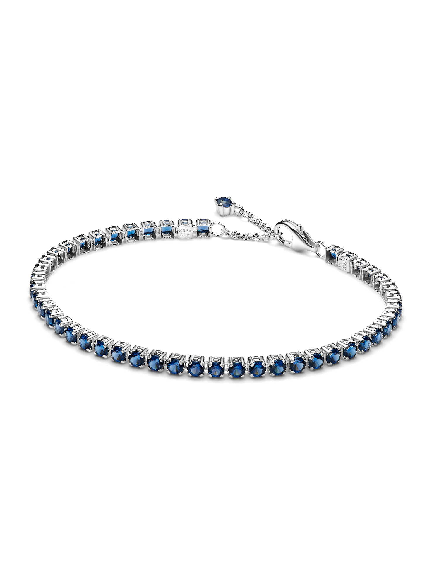 Pulseira Riviera Azul Escuro Brilhante