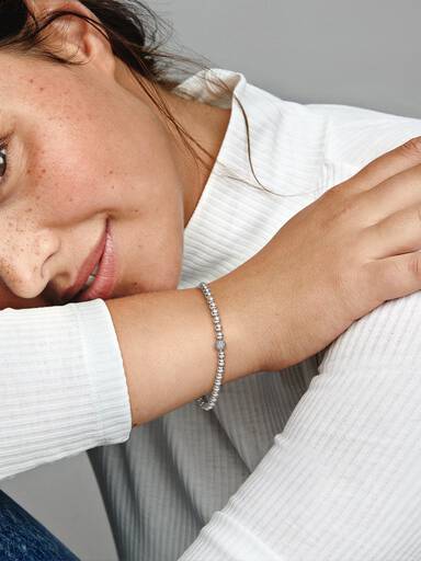 Pulseira Esferas Brilhante