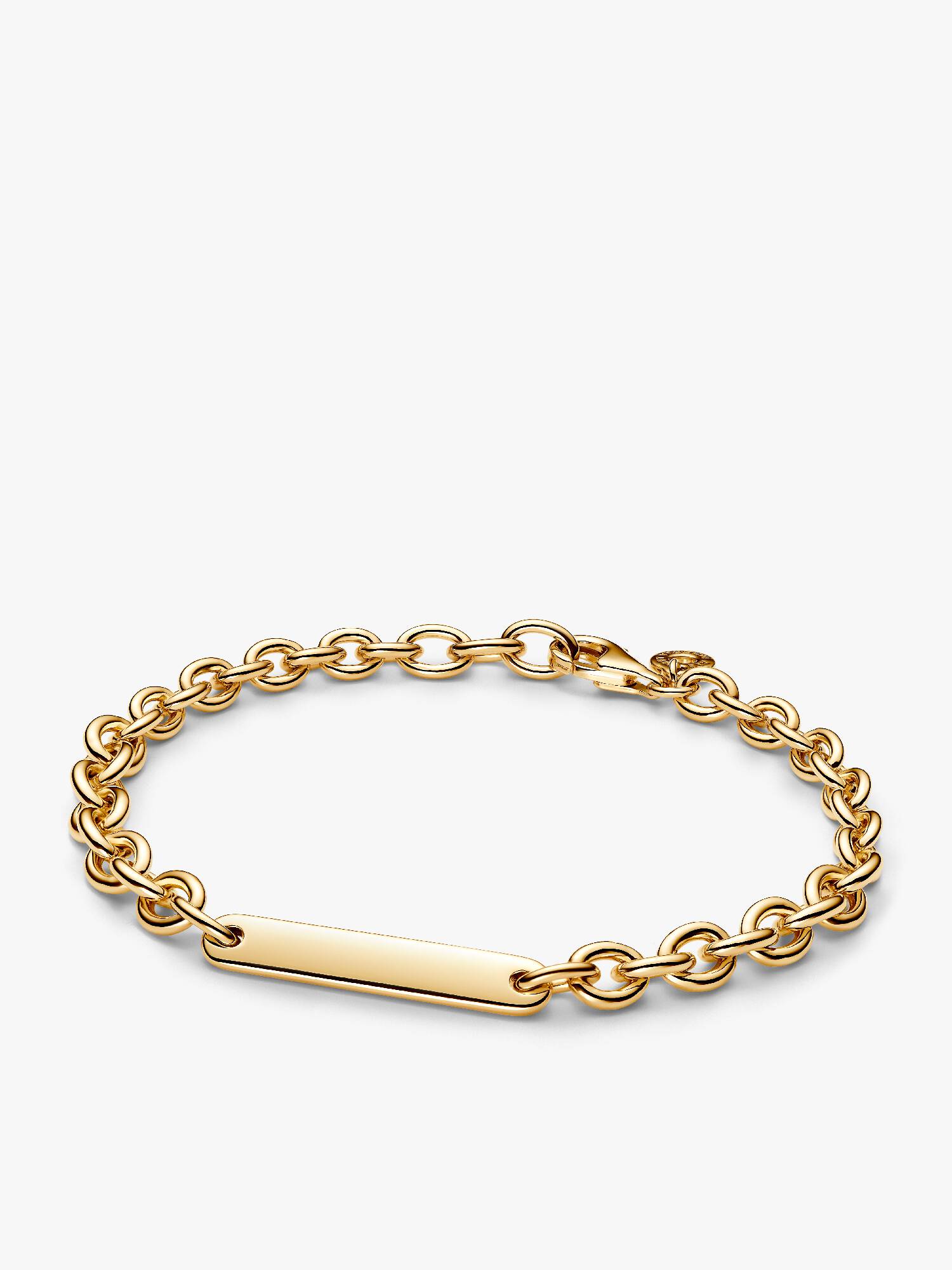 Pulseira de Elos com Barra Gravável