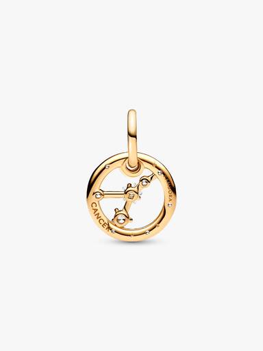 Charm pendente do zodíaco de câncer.