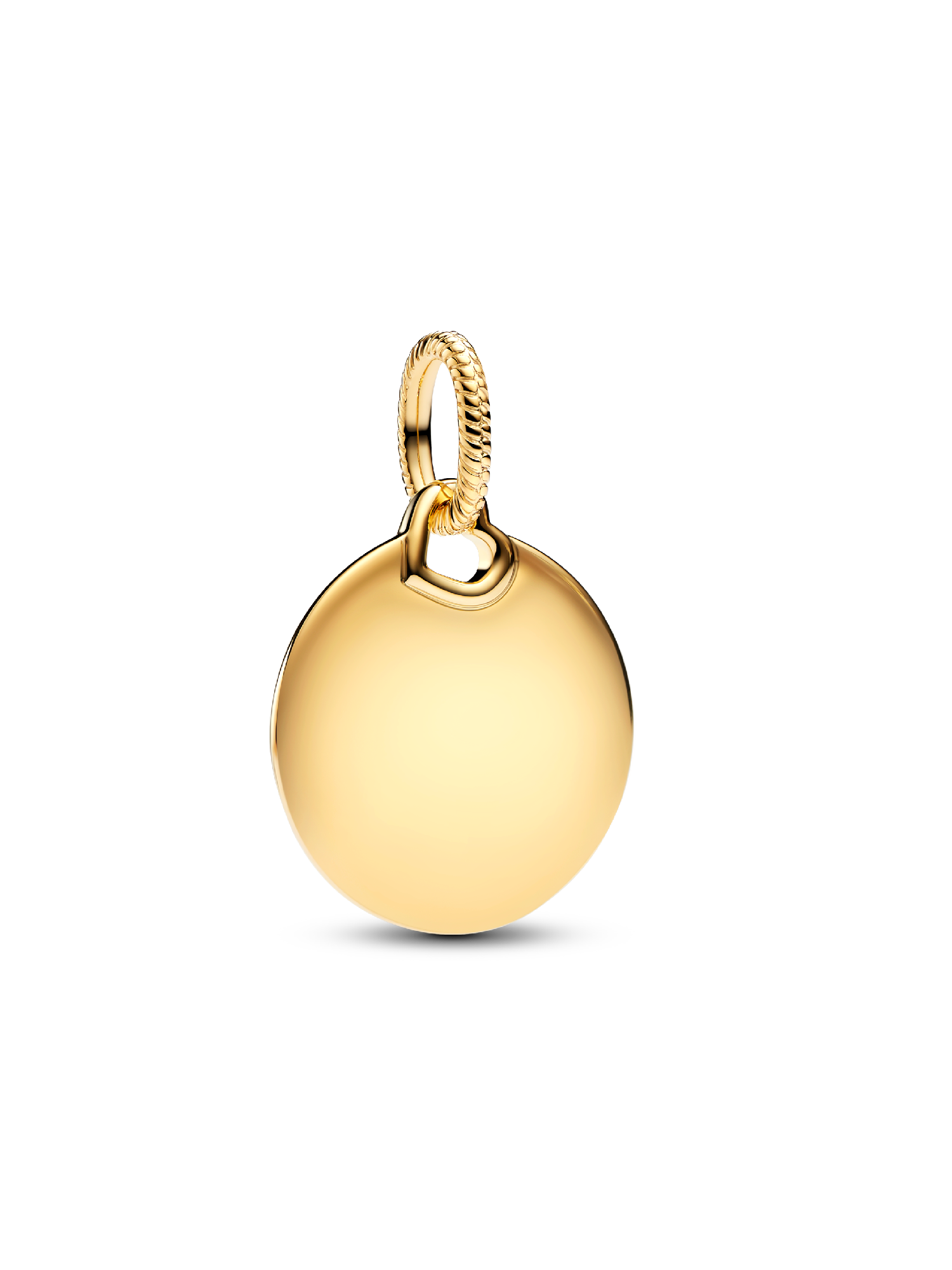 Charm pendente Plaquinha Redonda Gravável