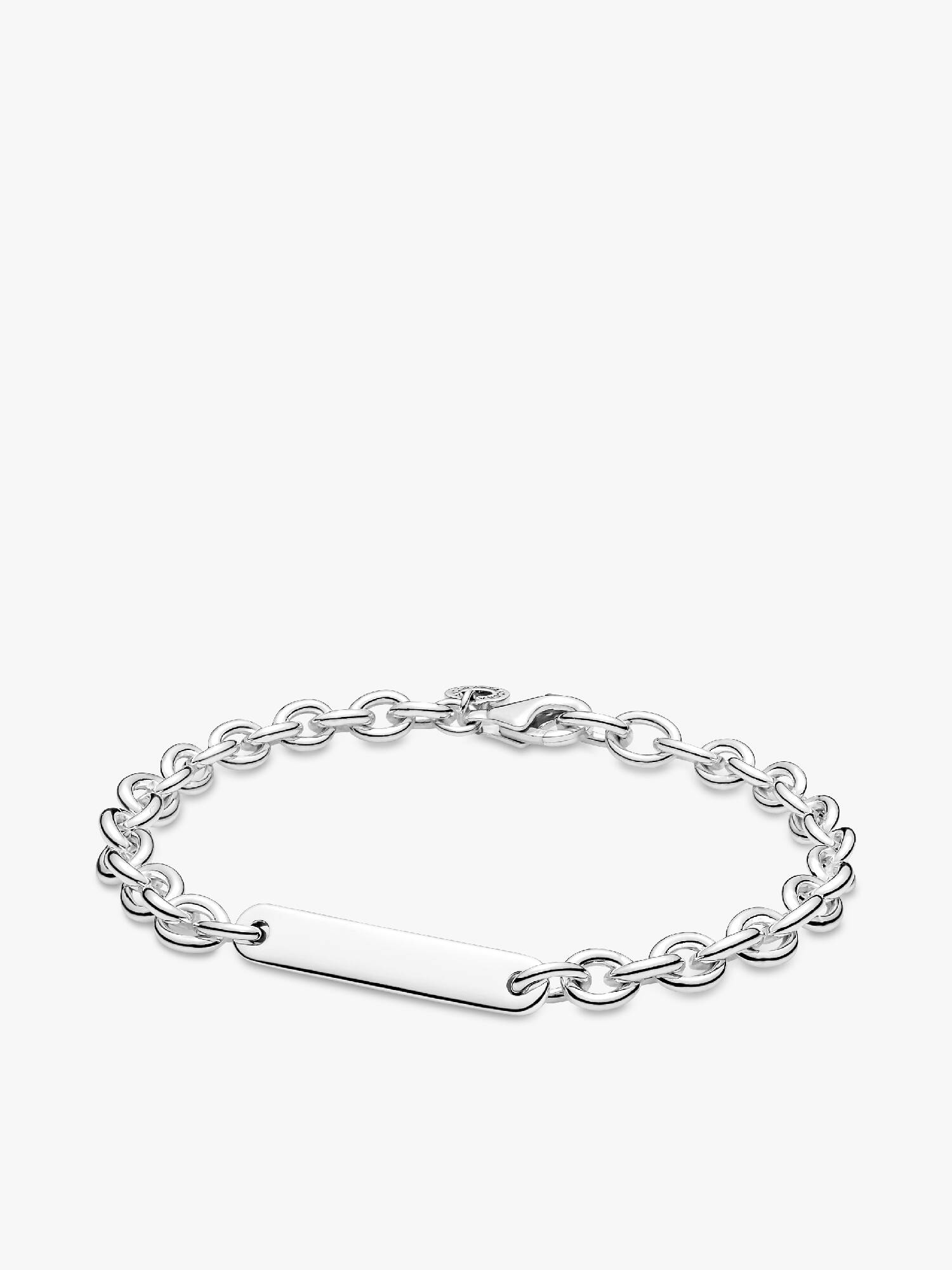 Pulseira de Elos com Barra Gravável