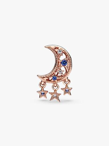 Charm Estrela e Lua Crescente