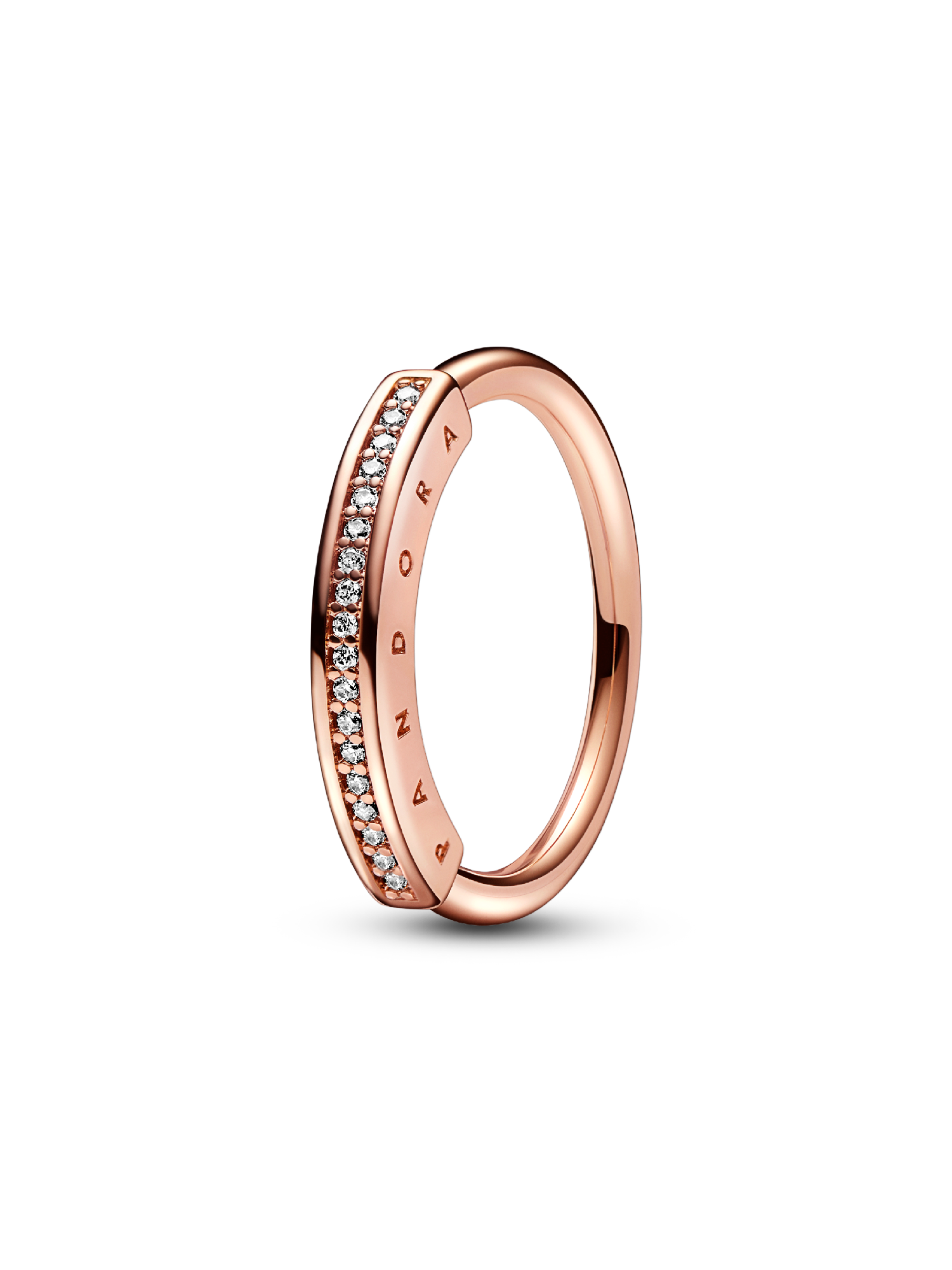 Anel I-D En Pavê Pandora Signature