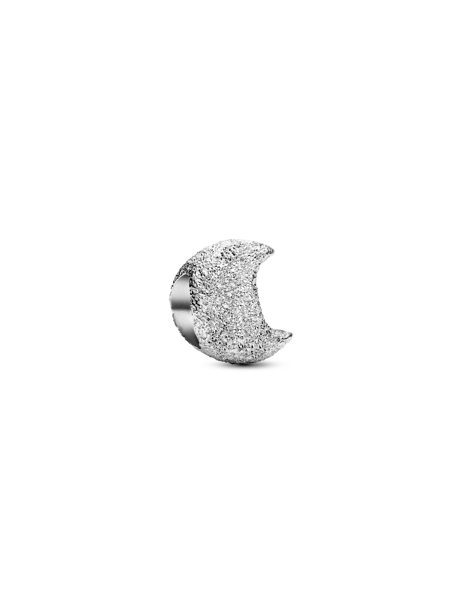 Mini charm texturizado da lua