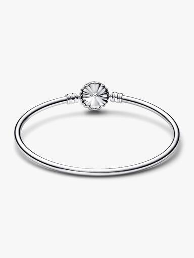 Braceletee Pandora Moments com Cierre Copo de Nieve Brilhante Prata de Lei