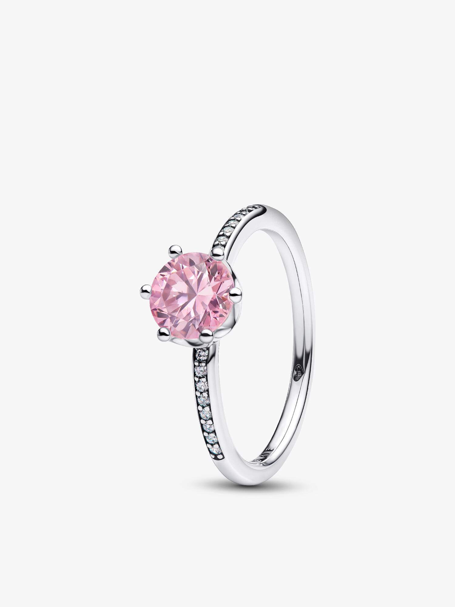 Anel Coroa Deslumbrante Rosa