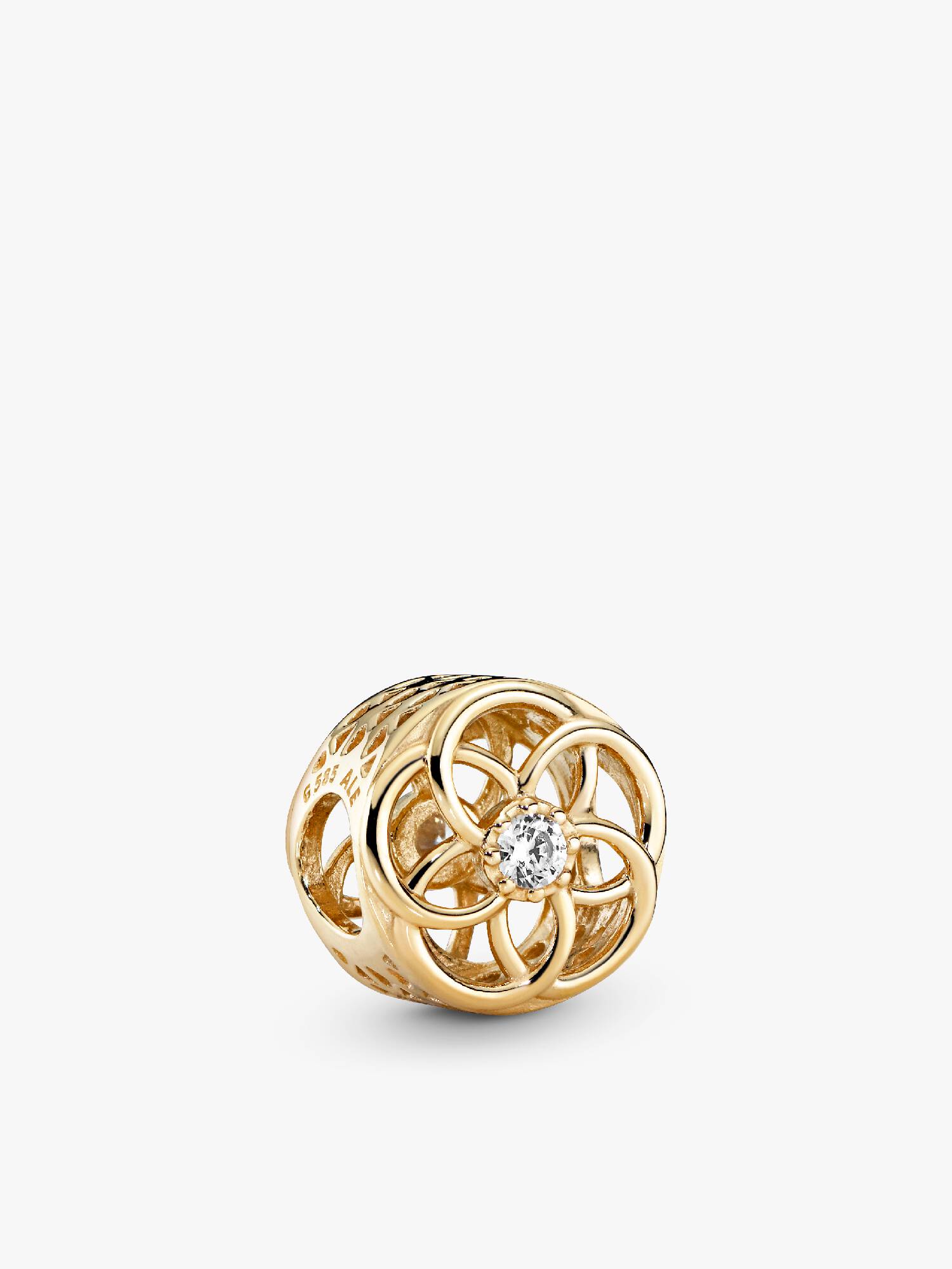 Vazado Flor Swirls Charm