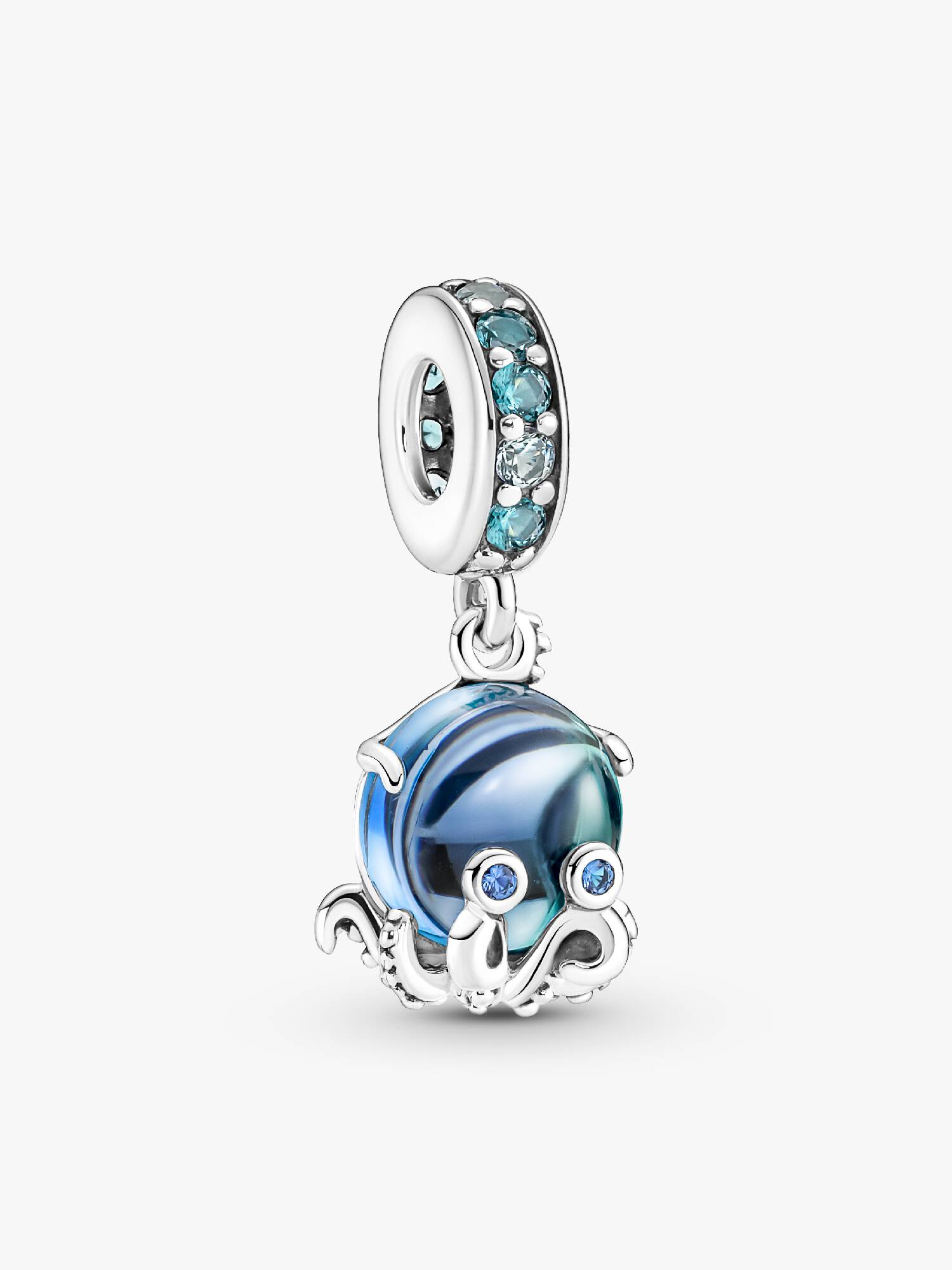Charm Pendente Polvo Fofo em Vidro de Murano