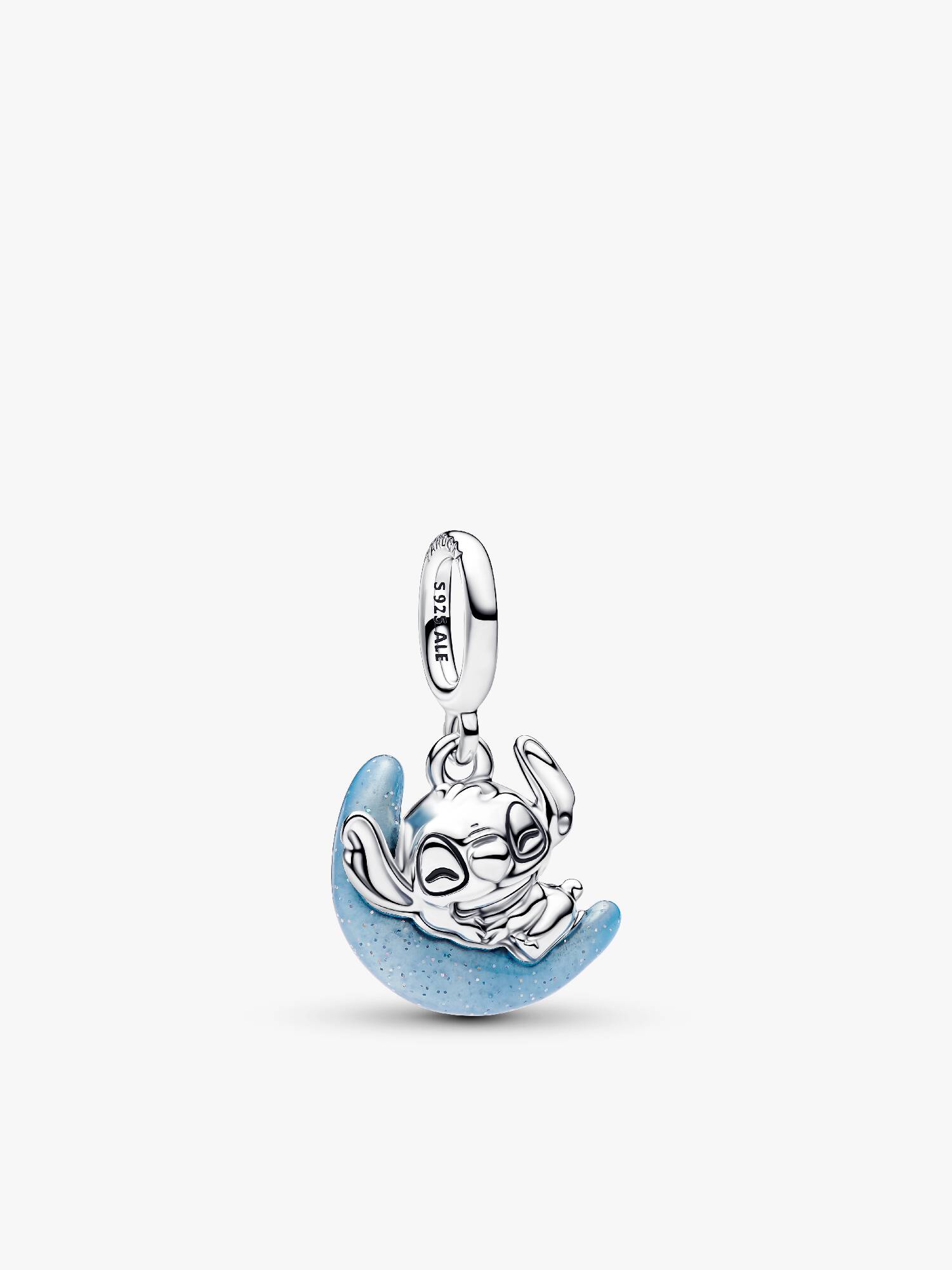 Charm Pendente da Lua que Brilha no Escuro do Stitch da Disney
