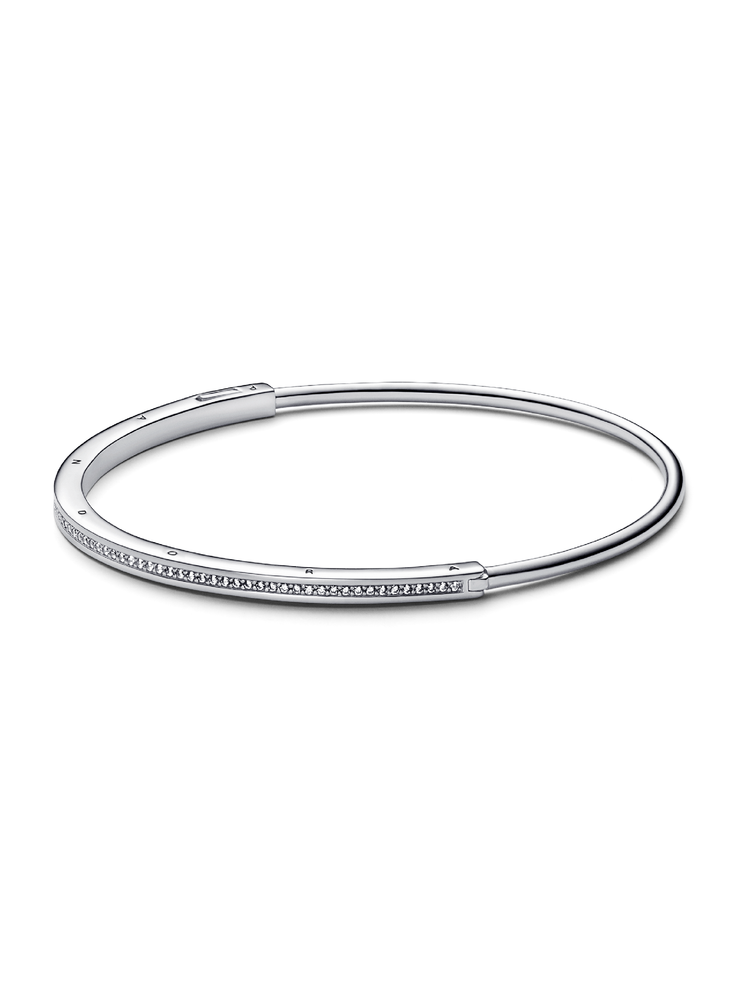 bracelete Pandora Signature I-D Pavé
