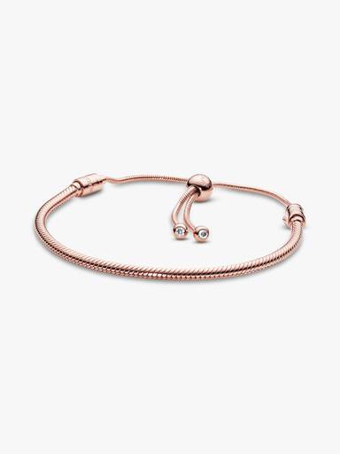Pulseira Corrente Snake Fecho Deslizante Pandora Moments