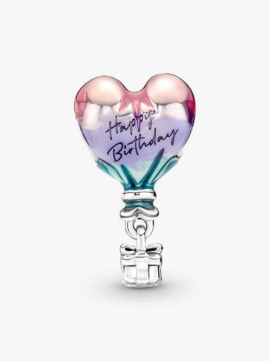 Charm Balão de Ar Quente de Feliz Aniversário