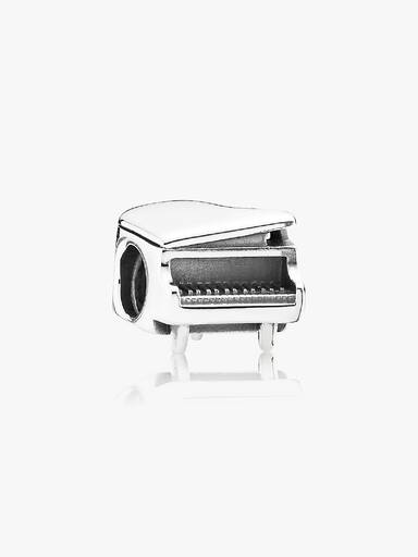 Piano silver charm