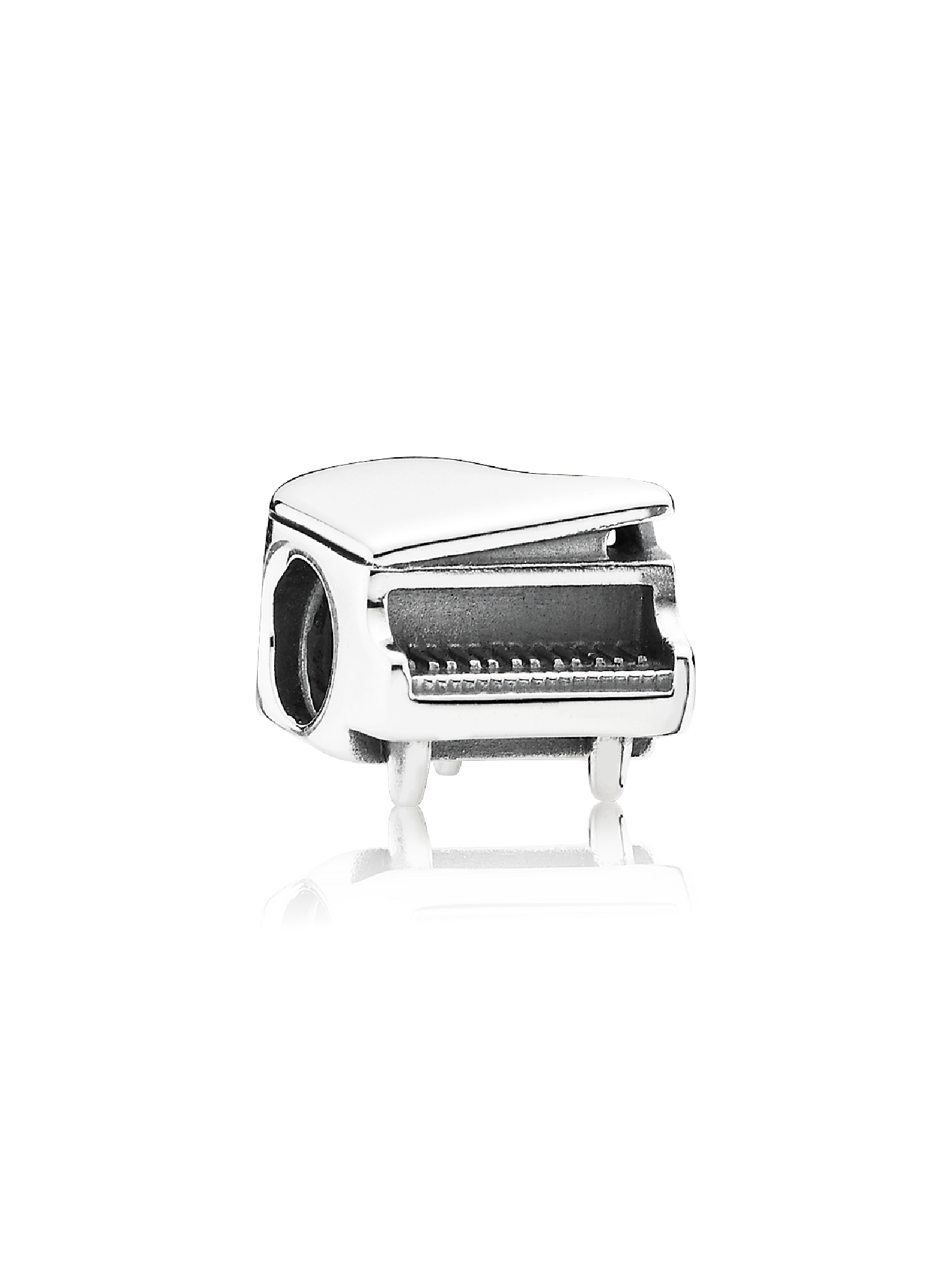 Piano silver charm