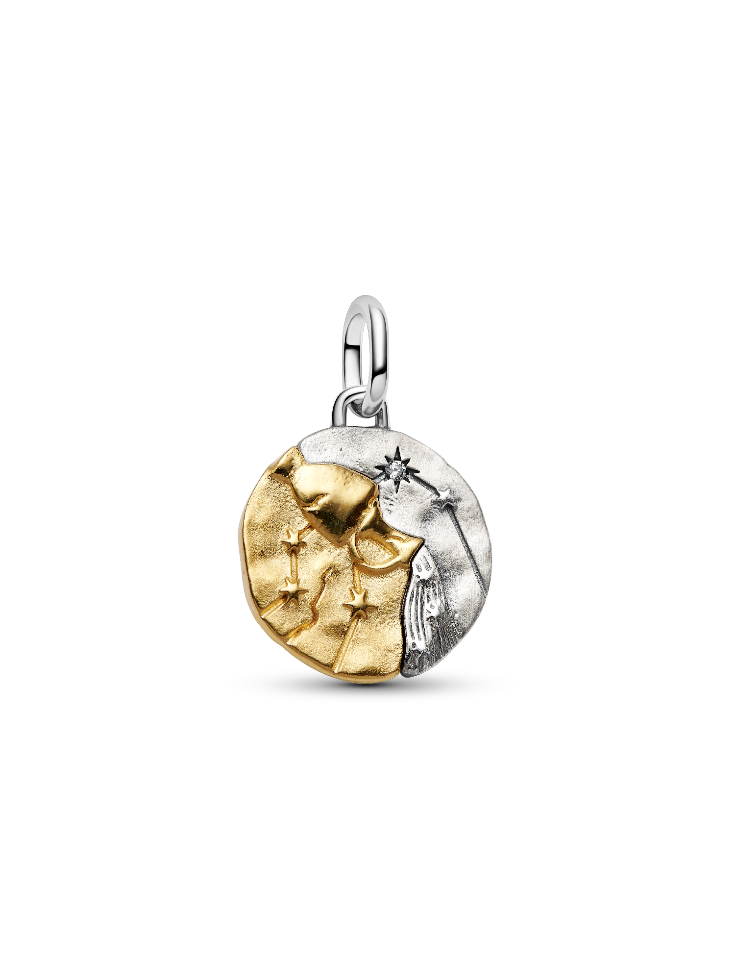 Charm Medalhão do Zodíaco do signo de Aquário