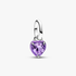 Charm Mini Pingente Coração Chakra Roxo Pandora ME Charm Mini Pingente Coração Chakra Roxo Pandora ME